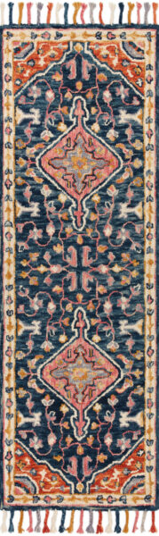 Zharah Navy/Multi Rug