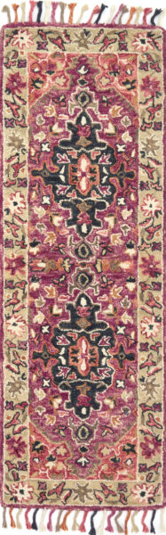 Zharah Raspberry/Taupe Rug