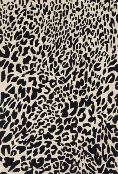 Masai Black/Ivory Rug  - 5'x7'6"