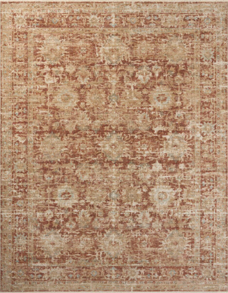 Heritage Brick/Multi 1'6" Sample Rug