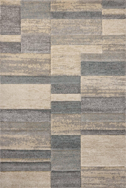 Silas Slate/Sand 1'6" Sample Rug