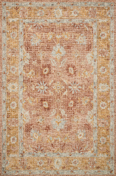 Julian Terracotta/Gold 1'6" Sample Rug