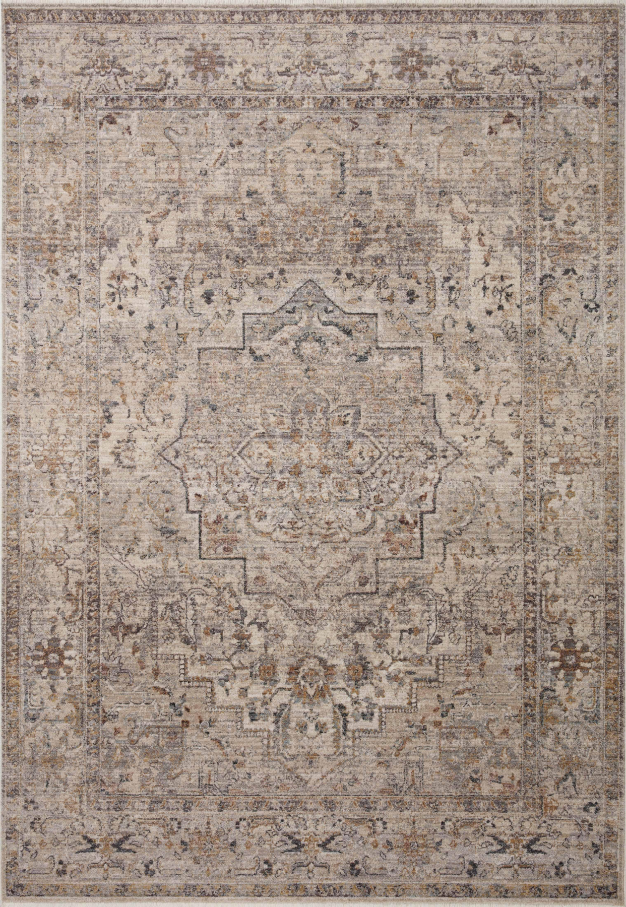 Lyra Natural/Gold 1'6" Sample Rug