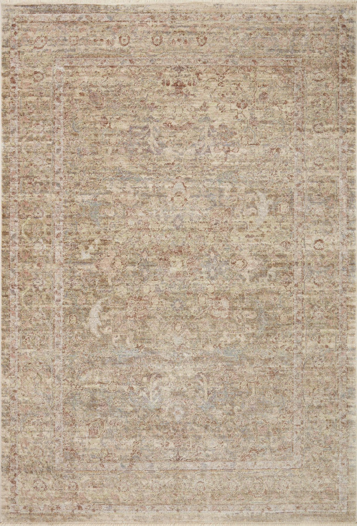 Sonnet Moss/Natural 1'6" Sample Rug