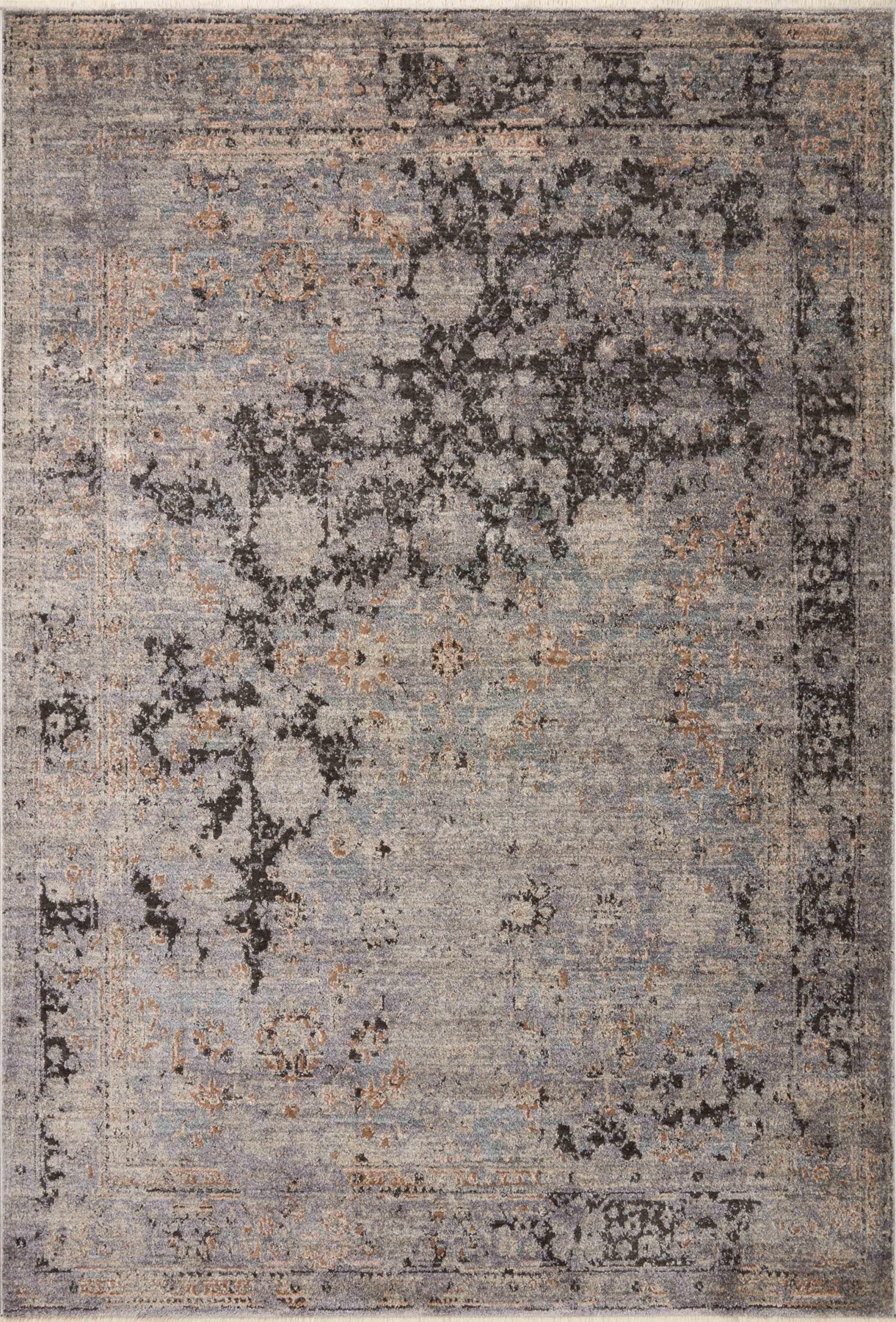 Sonnet Charcoal/Slate 1'6" Sample Rug