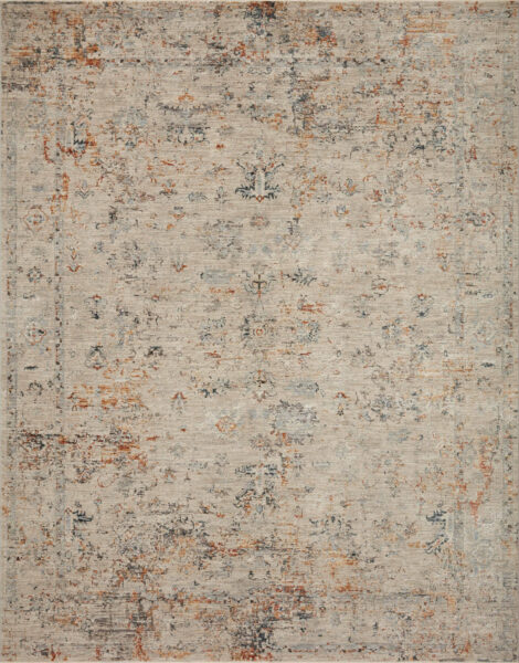 Axel Silver/Spice 1'6" Sample Rug