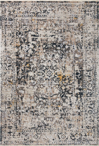 Leigh Charcoal/Taupe 1'6" Sample Rug