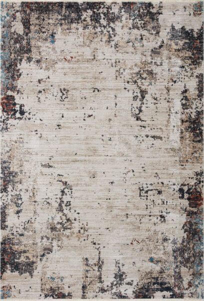 Leigh Ivory/Charcoal 1'6" Sample Rug