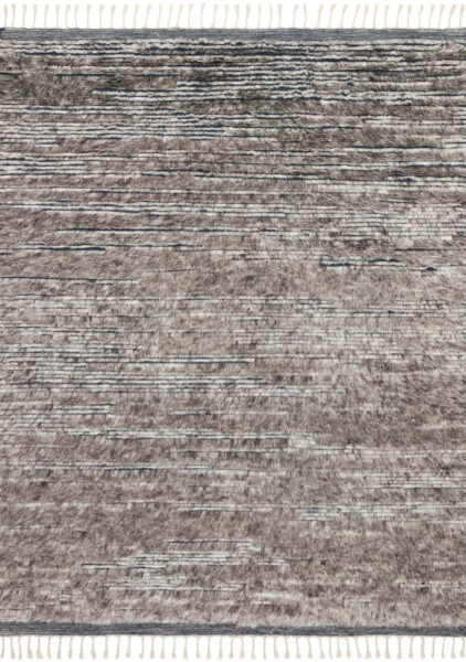 Khalid Pewter/Ink 1'6" Sample Rug