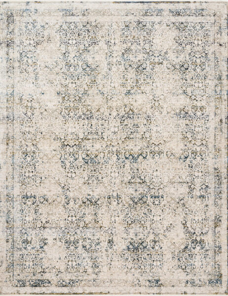 Theia Natural/Ocean 1'6" Sample Rug
