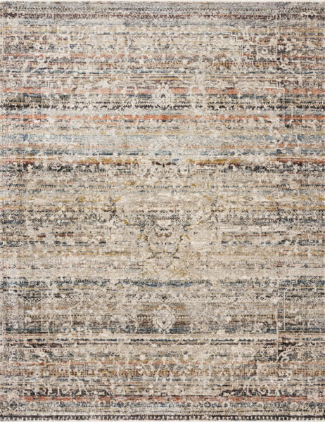 Theia Taupe/Multi 1'6" Sample Rug