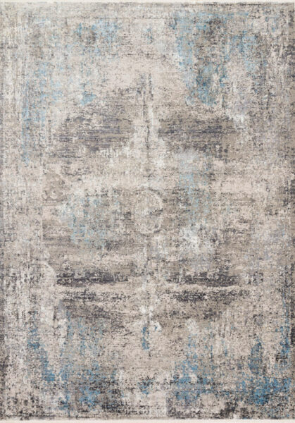 Franca Slate/Sky 1'6" Sample Rug