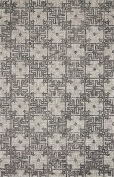 Ehren Charcoal/Fog 1'6" Sample Rug