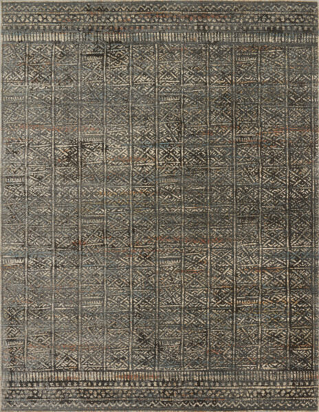 Javari Charcoal/Silver 1'6" Sample Rug