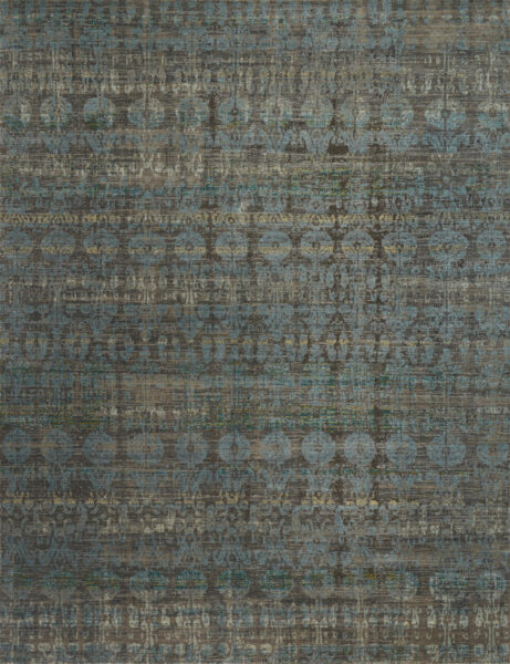 Javari Steel/Lagoon 1'6" Sample Rug