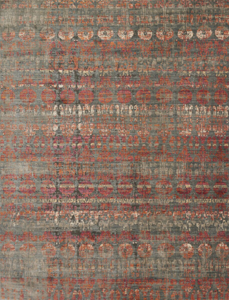 Javari Steel/Sunrise 1'6" Sample Rug