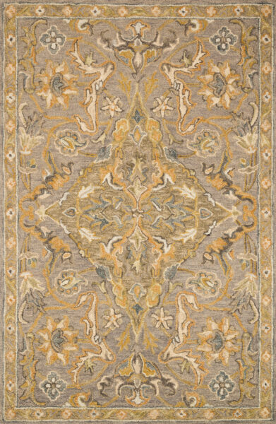 Victoria Grey/Multi 1'6" Sample Rug