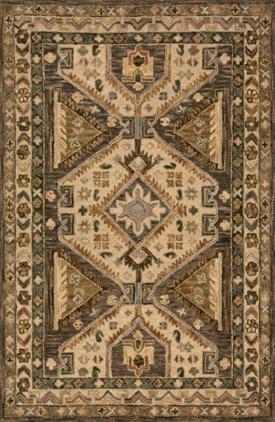 Victoria Walnut/Beige 1'6" Sample Rug
