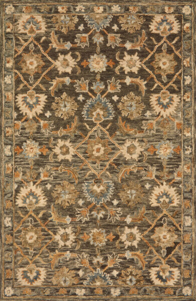 Victoria Dark Taupe/Multi 1'6" Sample Rug