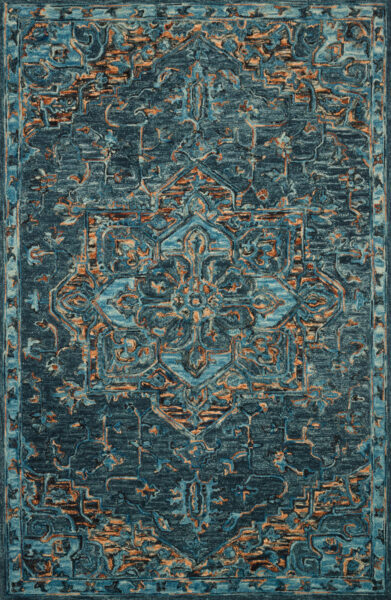 Victoria Teal/Multi 1'6" Sample Rug