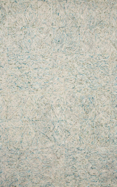 Peregrine Aqua 1'6" Sample Rug