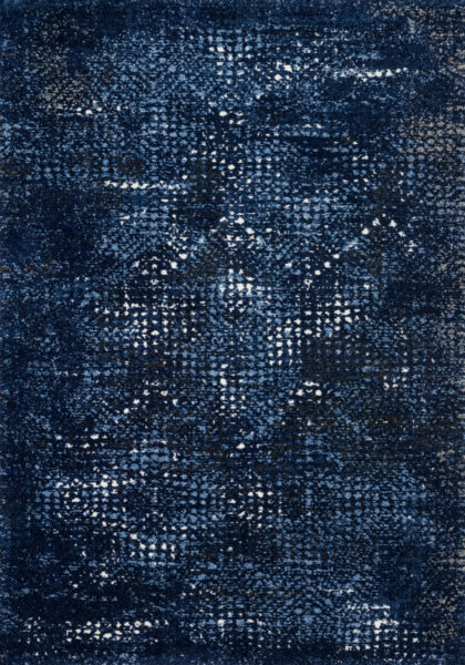 Viera Dark Blue/Light Blue 1'6" Sample Rug