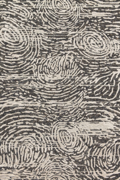 Juneau Charcoal/Silver 1'6" Sample Rug