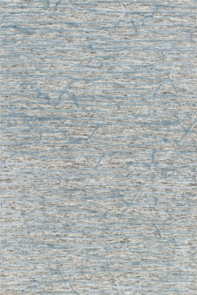 Juneau Grey/Blue 1'6" Sample Rug