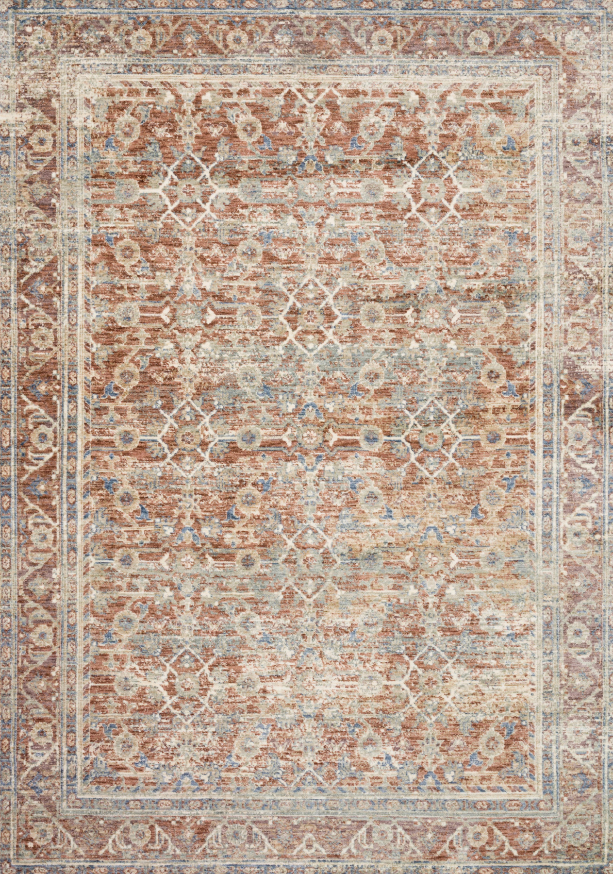 Revere Terracotta/Multi Rug