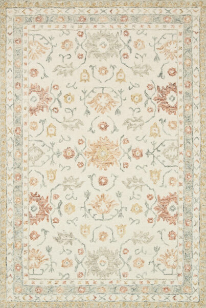 Norabel Ivory/Rust Rug