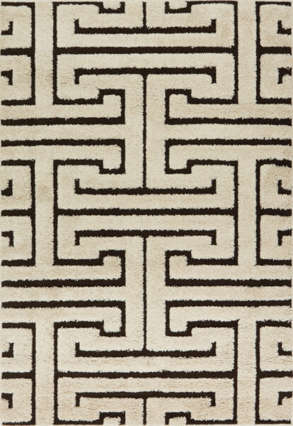 Enchant Ivory/Dark Brown Rug