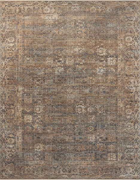 Heritage Mocha/Denim Rug  - 4'x8'
