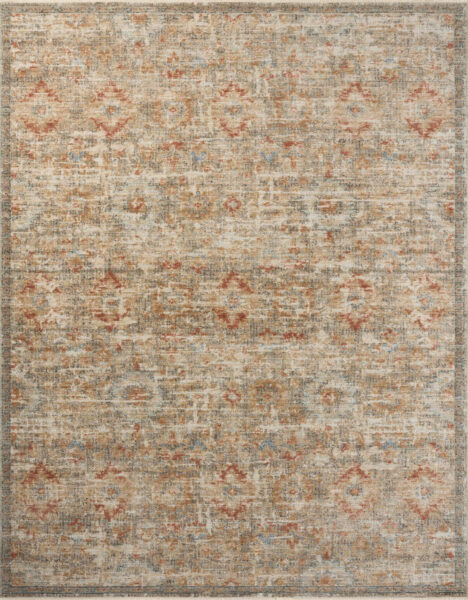 Heritage Grey/Sunset Rug  - 8'x10'