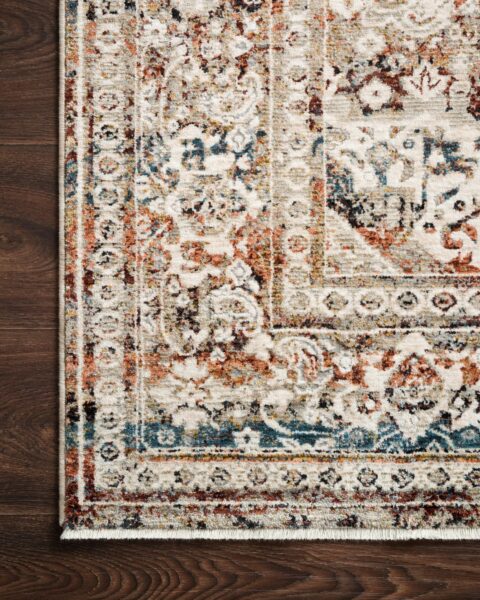 Theia Taupe/Brick Rug 