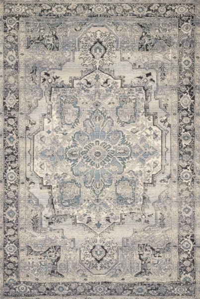 Mika Grey/Blue Rug