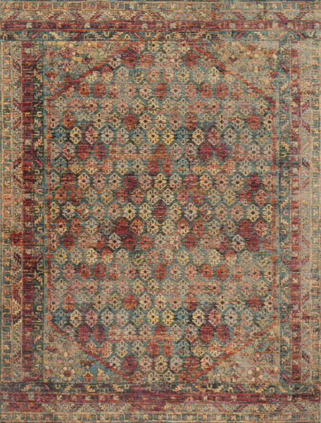 Javari Slate/Berry Rug  - 7'10"x10'