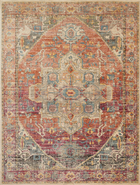 Javari Berry/Sunrise Rug  - 7'10"x10'