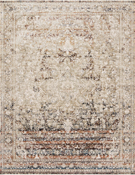 Theia Taupe/Brick Rug