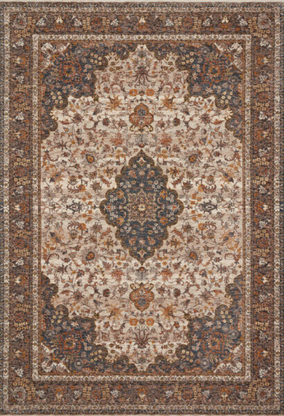 Lourdes Natural/Ocean Rug