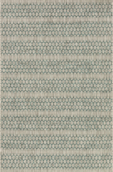 Isle Grey/Teal Rug 