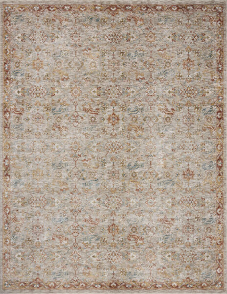 Gaia Natural/Multi 18"x18" Sample Rug