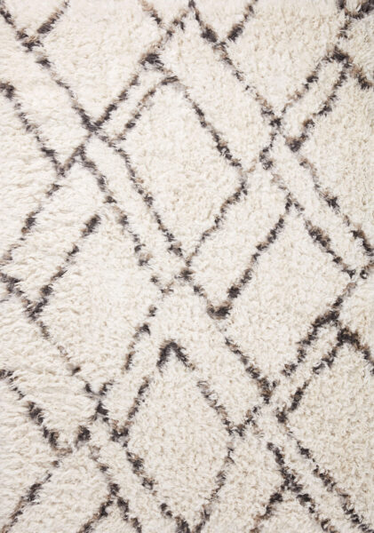 Amira Ivory/Bark 1'6" Sample Rug