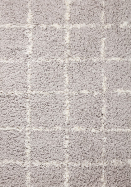 Amira Silver/Ivory 1'6" Sample Rug