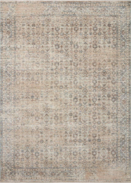 Blake Beige/Denim 1'6" Sample Rug