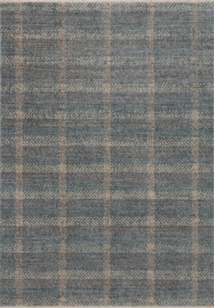 Ember Blue/Beige 1'6" Sample Rug
