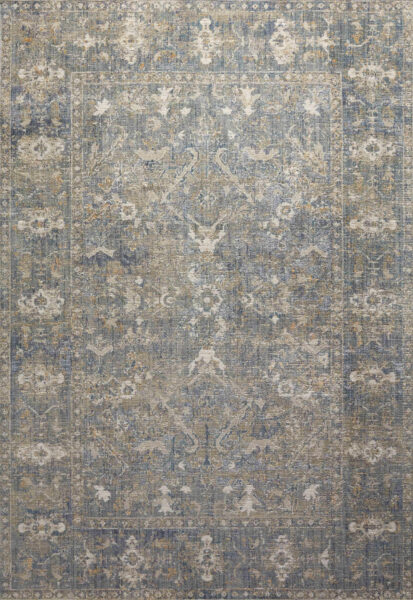 Rosemarie Sand/Lagoon 1'6" Sample Rug