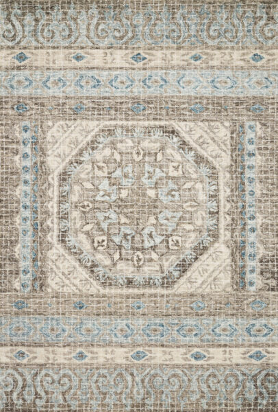 Tatum Stone/Blue Rug - 7'9"x9'9"