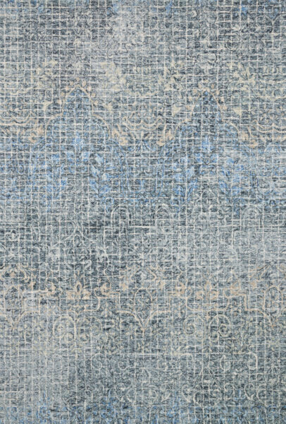 Tatum Ink/Blue 1'6" Sample Rug