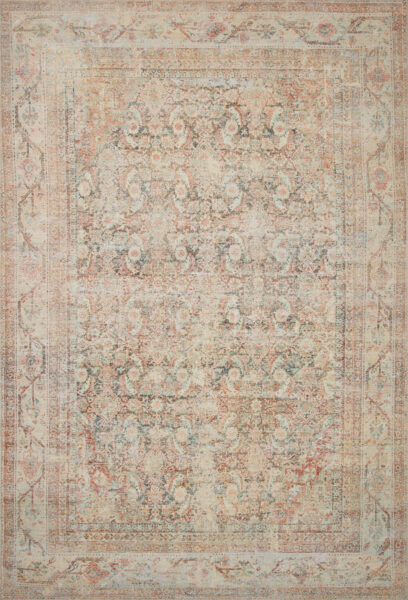Adrian Natural/Apricot 1'6" Sample Rug