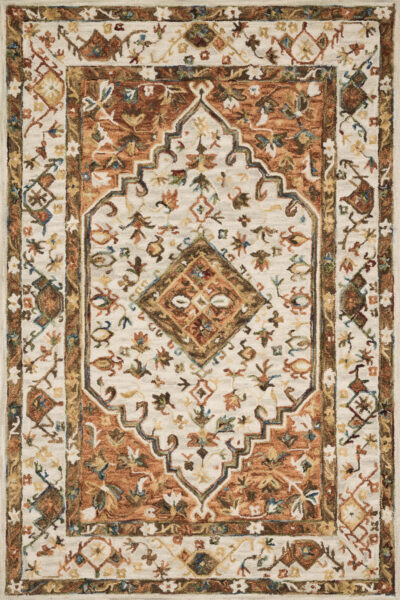 Beatty Ivory/Rust Rug